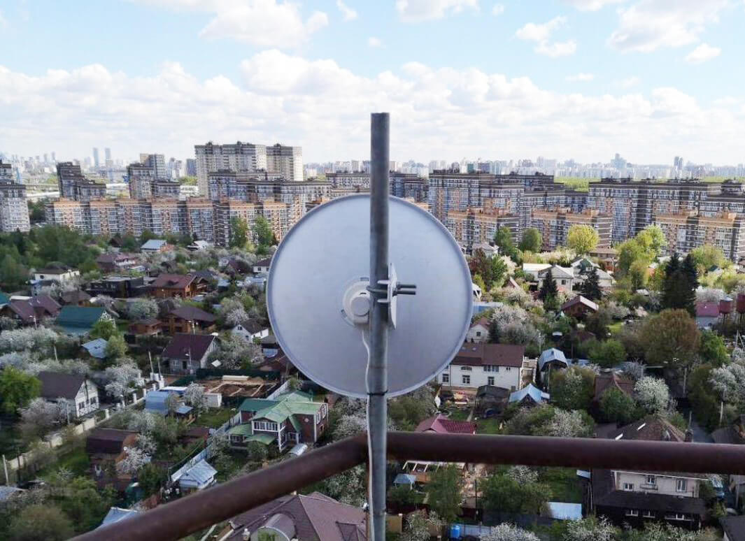 Установка спутникового Интернета Триколор в Протвино: фото №1